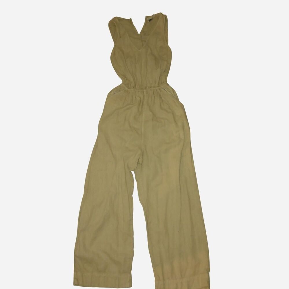 Universal-thread Women's Tan and Khaki Jumpsuit